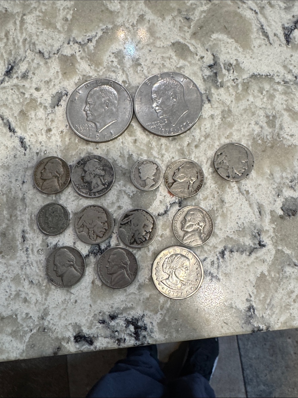 Mixed Silver-Colored Vintage U.S. Coins Lot